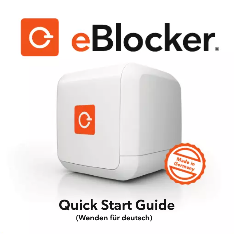 Page n°1 - Manuel utilisateur eBlocker 2 Pro