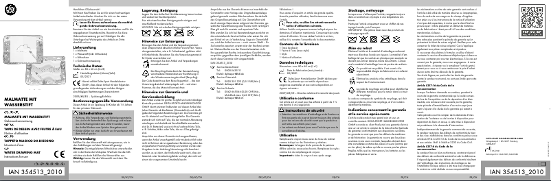 Page 1 de la notice Manuel utilisateur Playtive IAN 354513