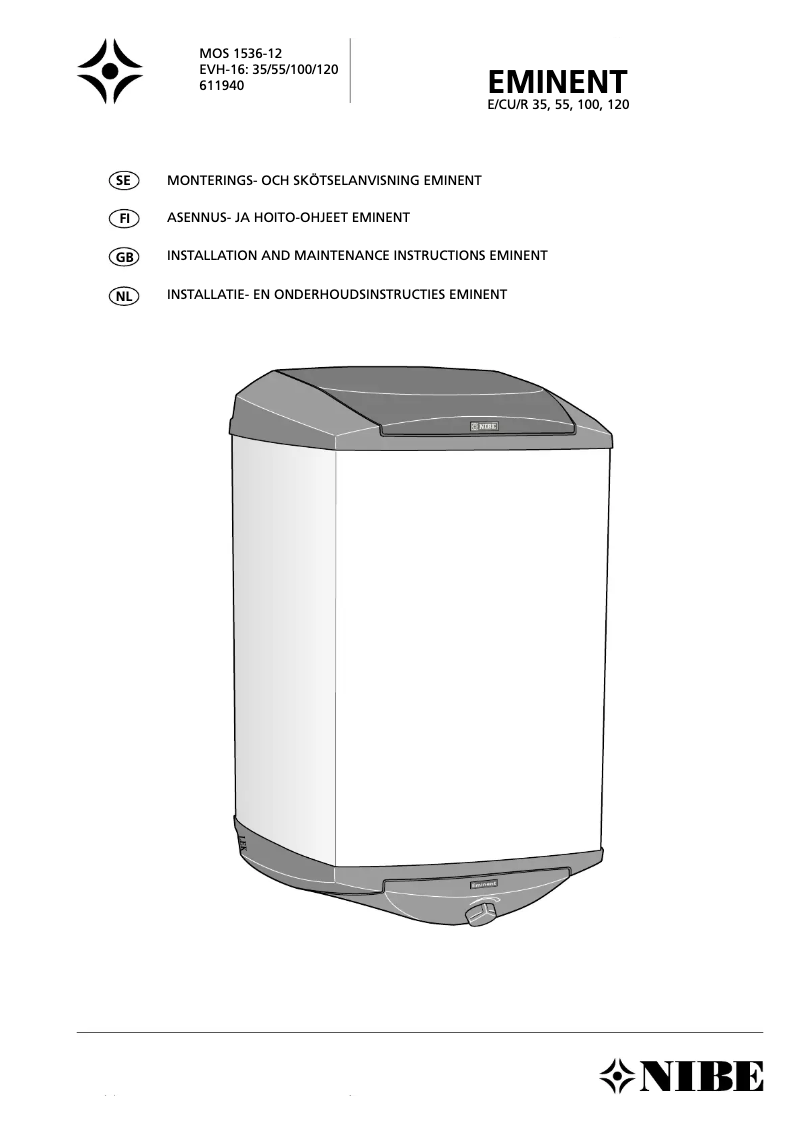 Imagen de la primera página del manual del dispositivo Eminent 100 CU
