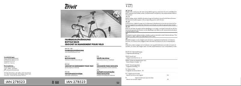 Página 1 del manual Manual de usuario Crivit IAN 278523