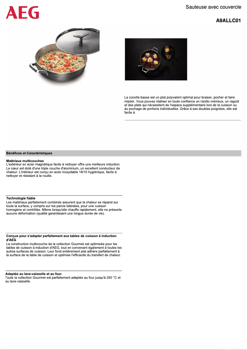 Image de la première page du manuel de l'appareil A9ALLC01