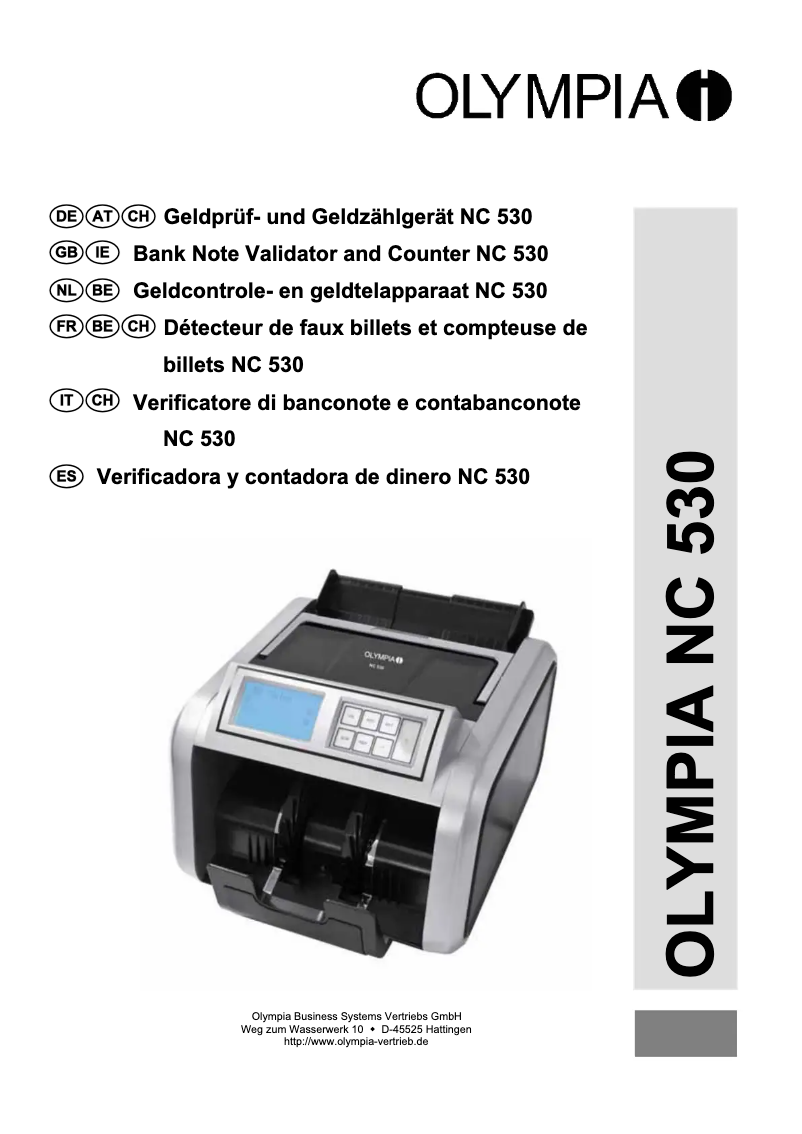 Image de la première page du manuel de l'appareil NC 530