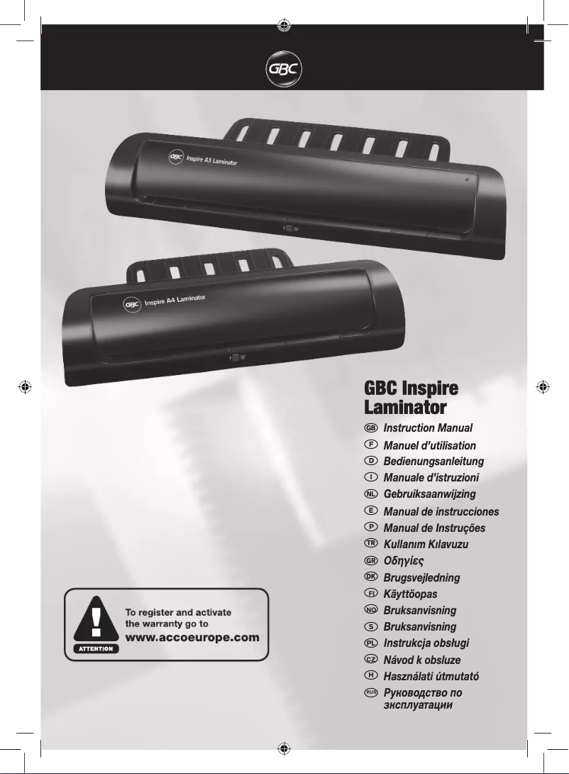 Image de la première page du manuel de l'appareil HeatSeal Inspire