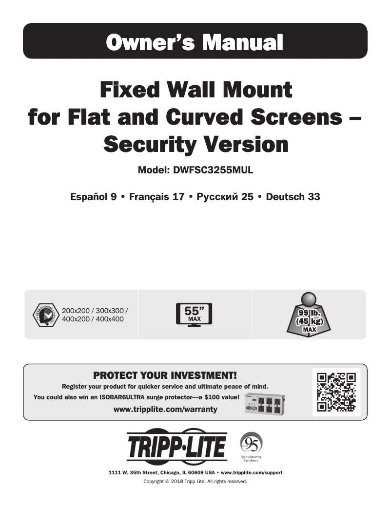 Imagen de la primera página del manual del dispositivo WorkWise DWFSC3255MUL