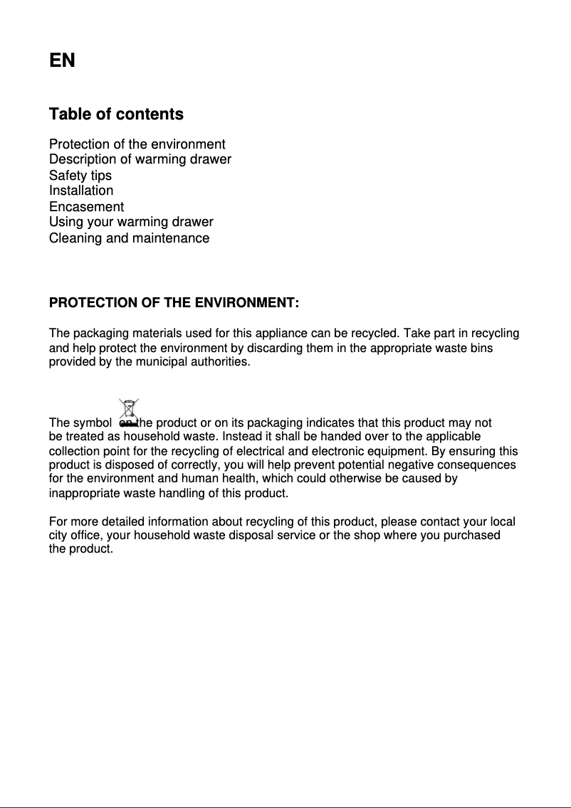 Page 1 de la notice Manuel utilisateur Asko ODW8326S