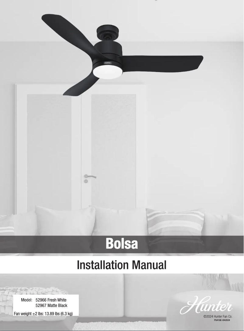 Página 1 del manual Manual de usuario Hunter Bolsa