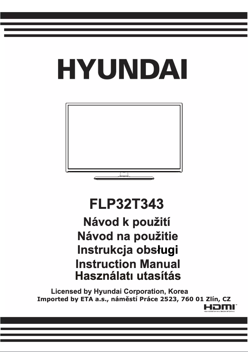 Image de la première page du manuel de l'appareil FLP 32T343