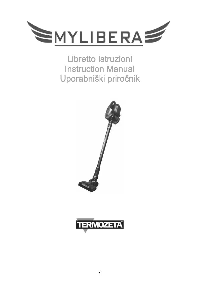 Page 1 de la notice Manuel utilisateur Termozeta MyLibera 311001