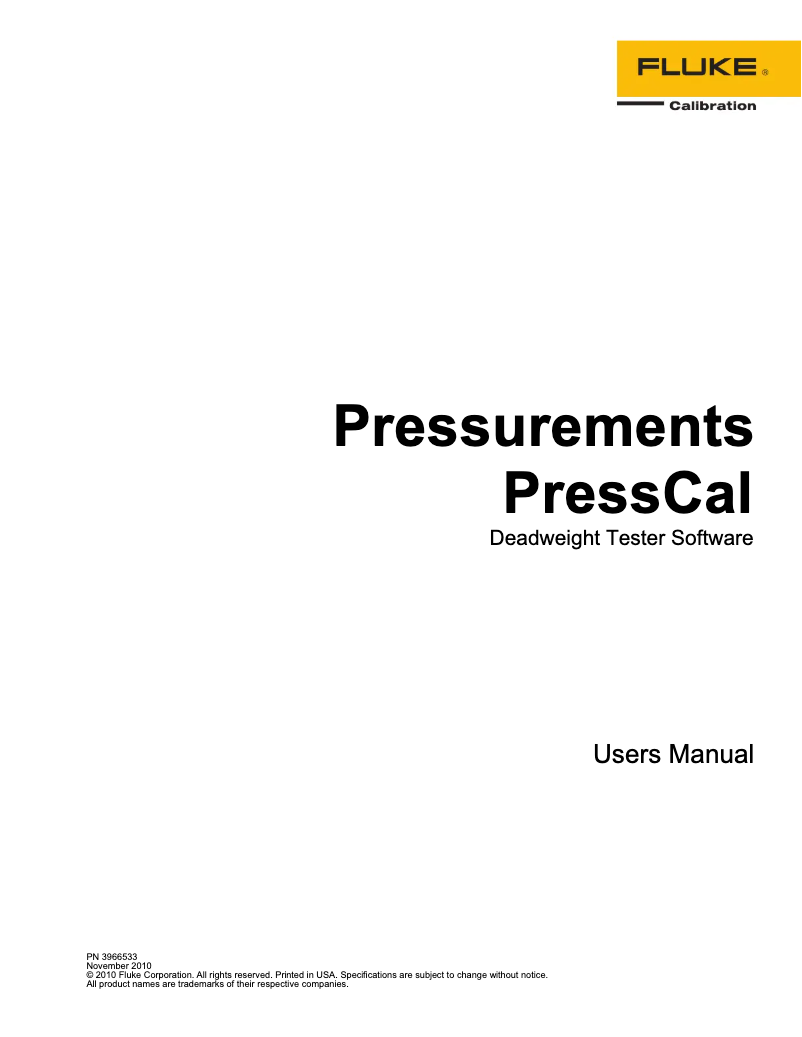 Image de la première page du manuel de l'appareil P3031