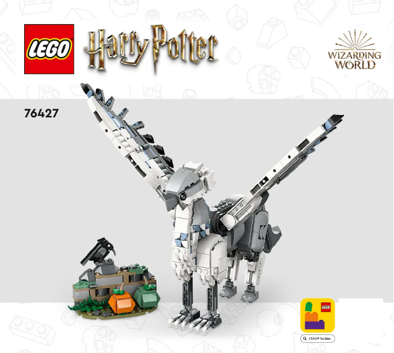 Page 1 de la notice Manuel utilisateur Lego Harry Potter 76427