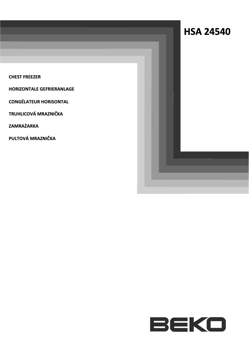 Image de la première page du manuel de l'appareil HSA24540