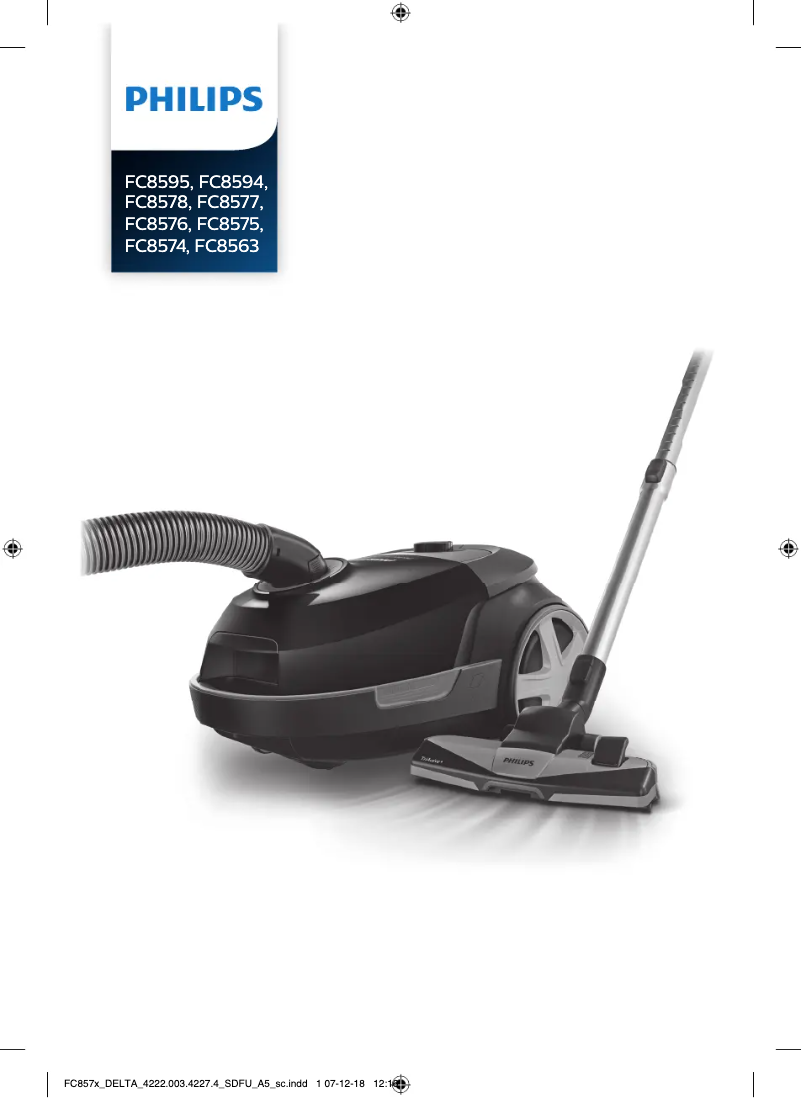 Page 1 de la notice Manuel utilisateur Philips Performer Active FC8594