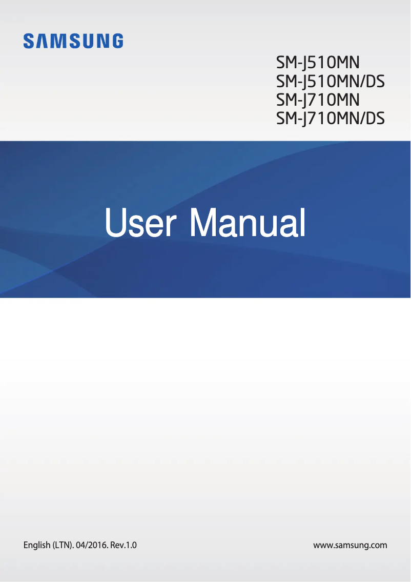 Página 1 del manual Manual de usuario Samsung Galaxy J7 Metal