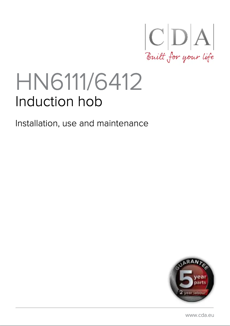 Page n°1 - Manuel utilisateur CDA HN6111FR