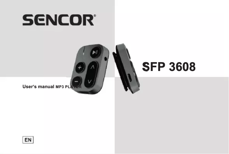 Page 1 de la notice Manuel utilisateur Sencor SFP 3608