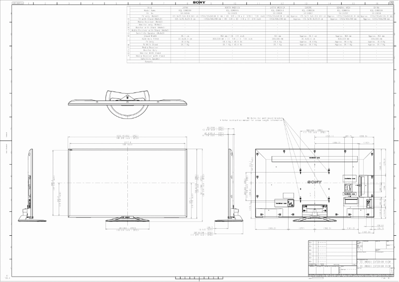 Image de la première page du manuel de l'appareil Bravia KDL-55W802A