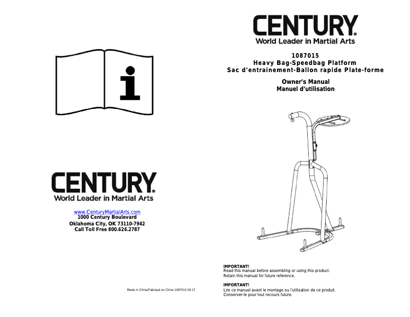 Página 1 del manual Manual de usuario CENTURY 1087015