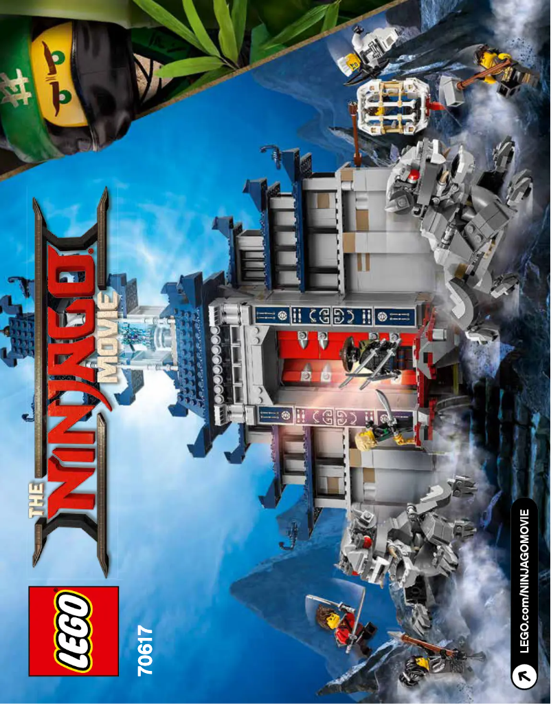 Page 1 de la notice Manuel utilisateur Lego The Ninjago Movie 70617