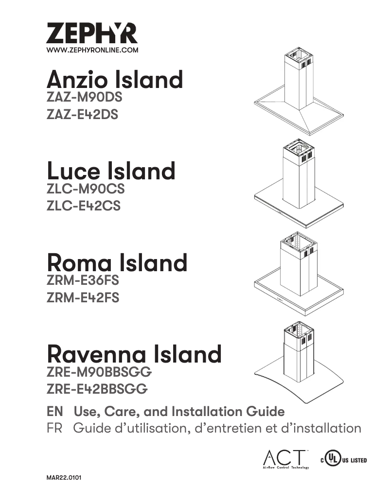 Page n°1 - Manuel utilisateur Zephyr ZAZ-E42DS