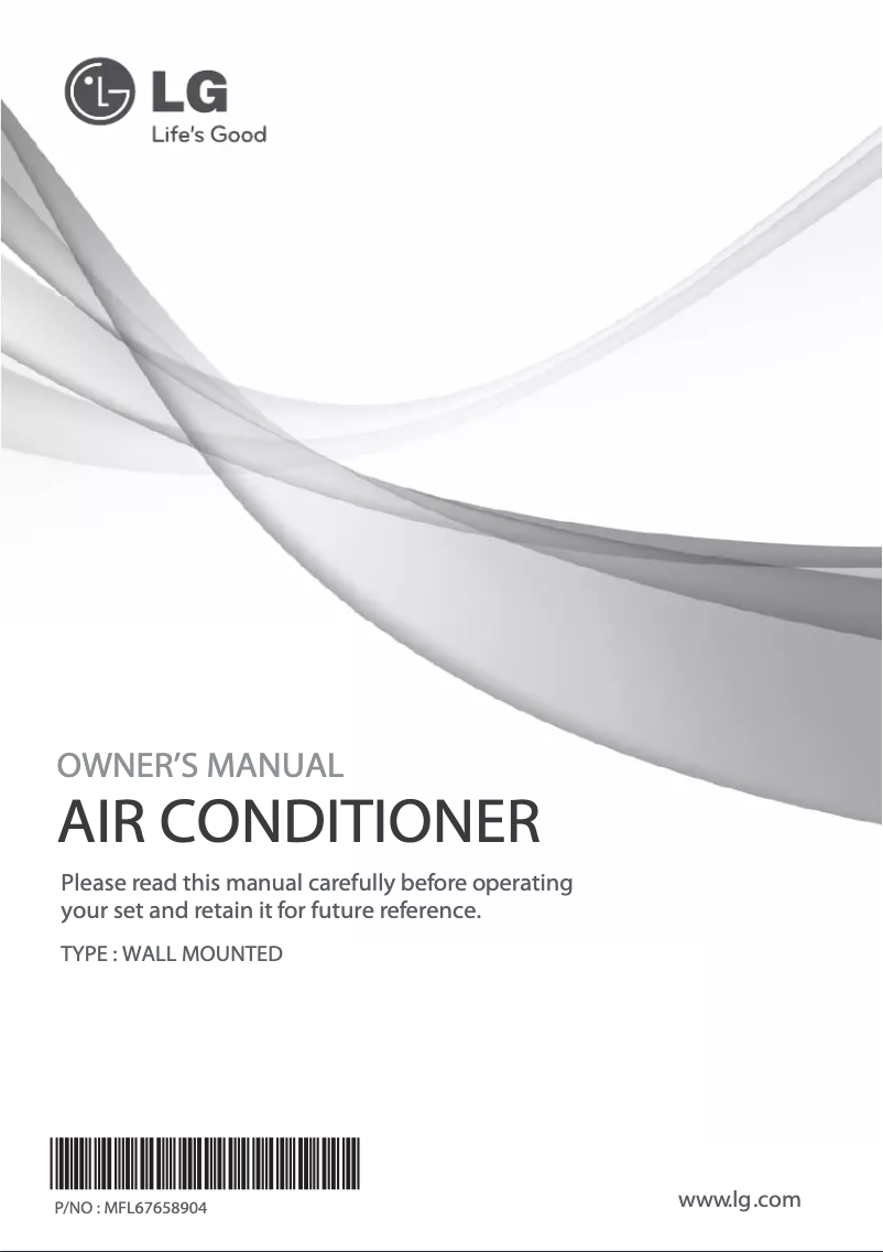 Page 1 de la notice Manuel utilisateur LG HSNC096W4Q2