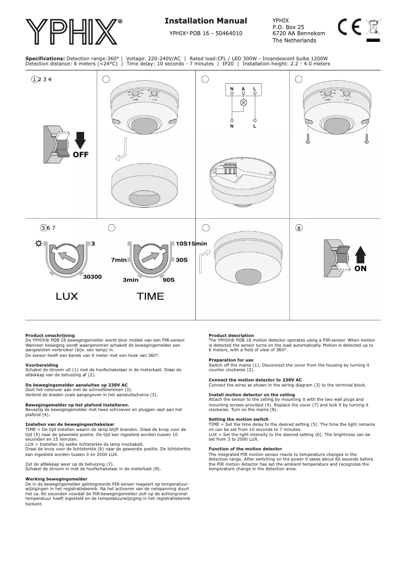 Image de la première page du manuel de l'appareil IP20