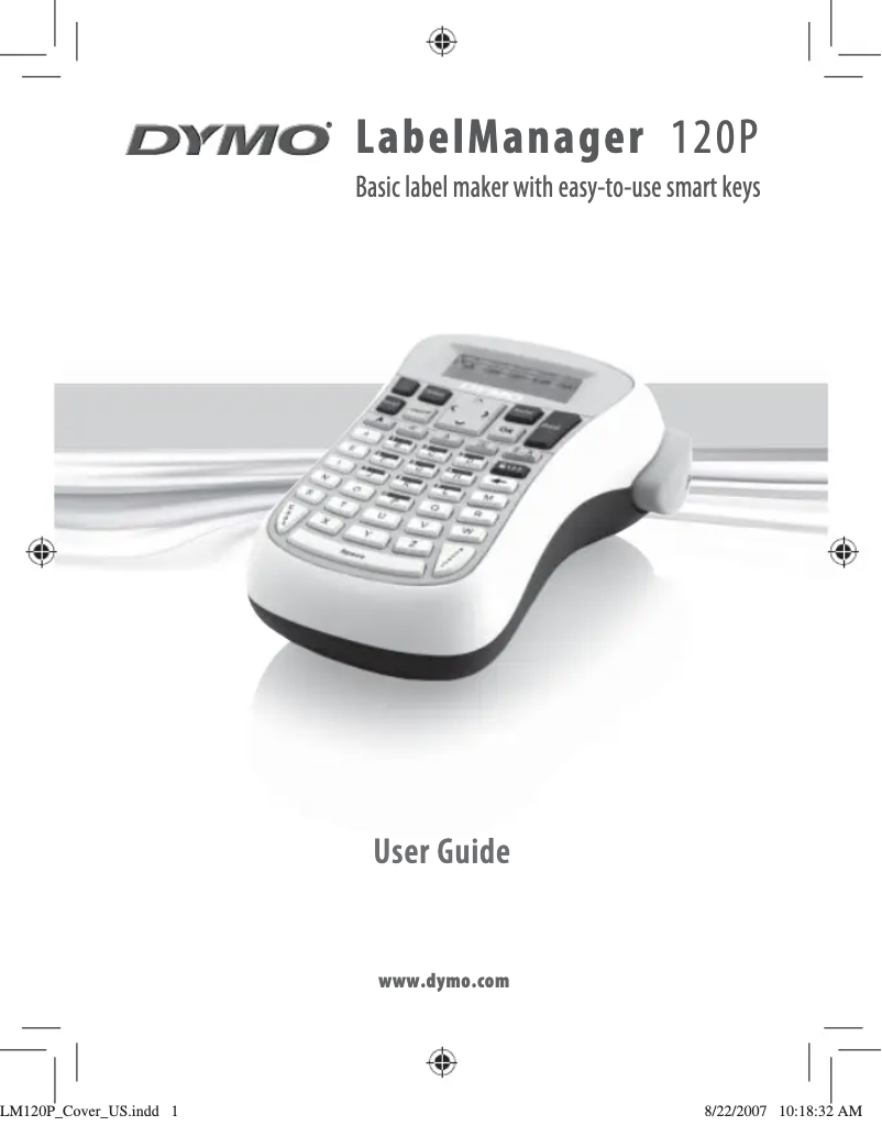 Page n°1 - Manuel utilisateur Dymo LabelManager 120P