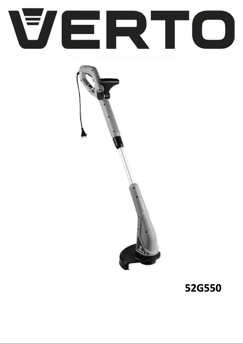 Page n°1 - Manuel utilisateur Verto 52G550