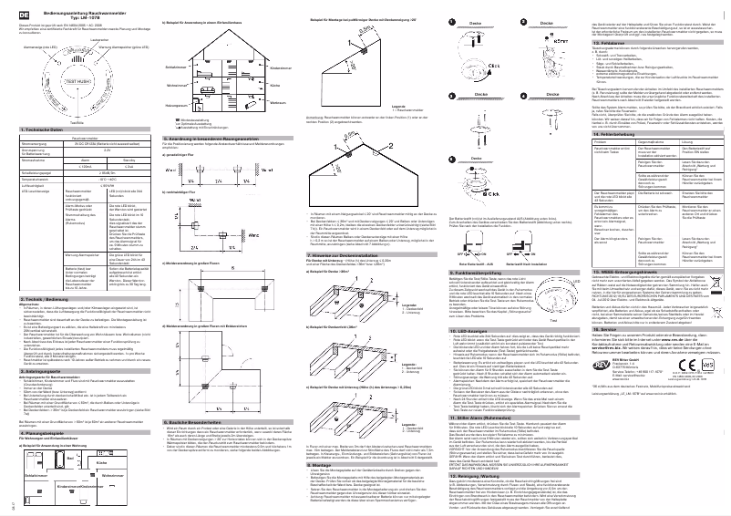 Page n°1 - Manuel utilisateur REV LM-107B