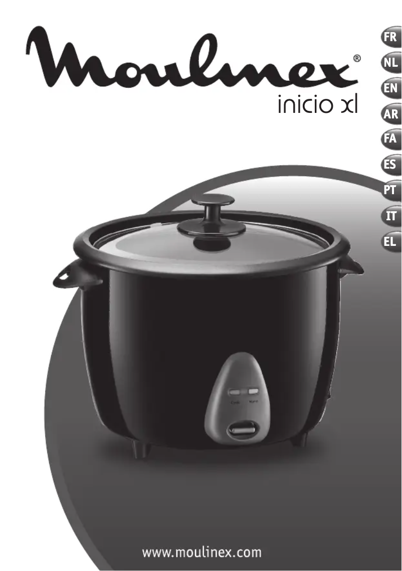 Page 1 de la notice Manuel utilisateur Moulinex Inicio 2 MK158811