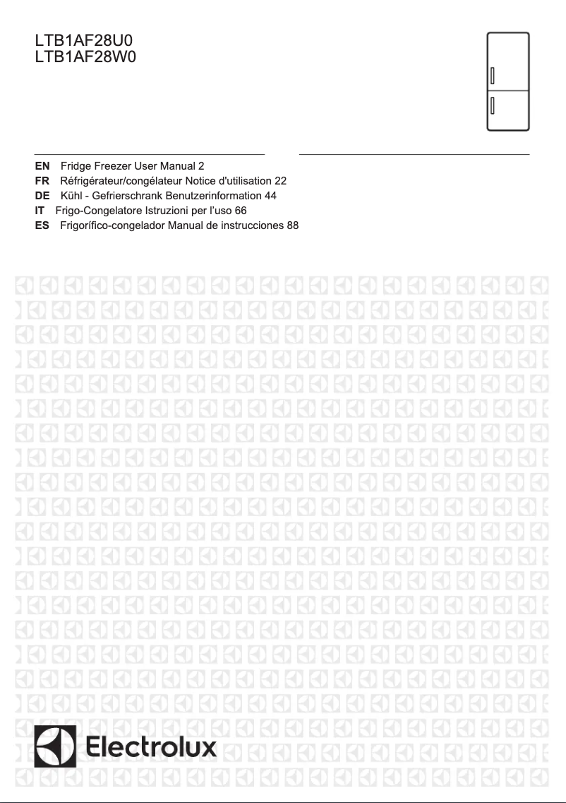 Image de la première page du manuel de l'appareil LTB1AF28U0
