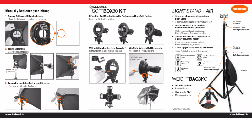 Image de la première page du manuel de l'appareil SoftBOX80