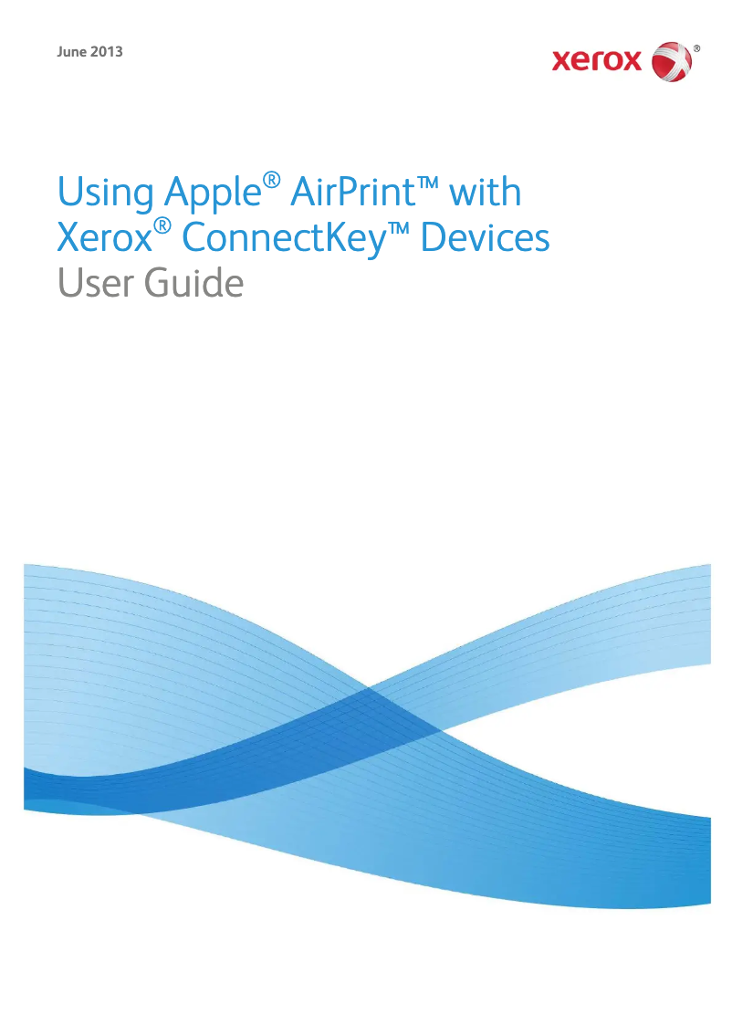Page n°1 - Manuel utilisateur Xerox 7830