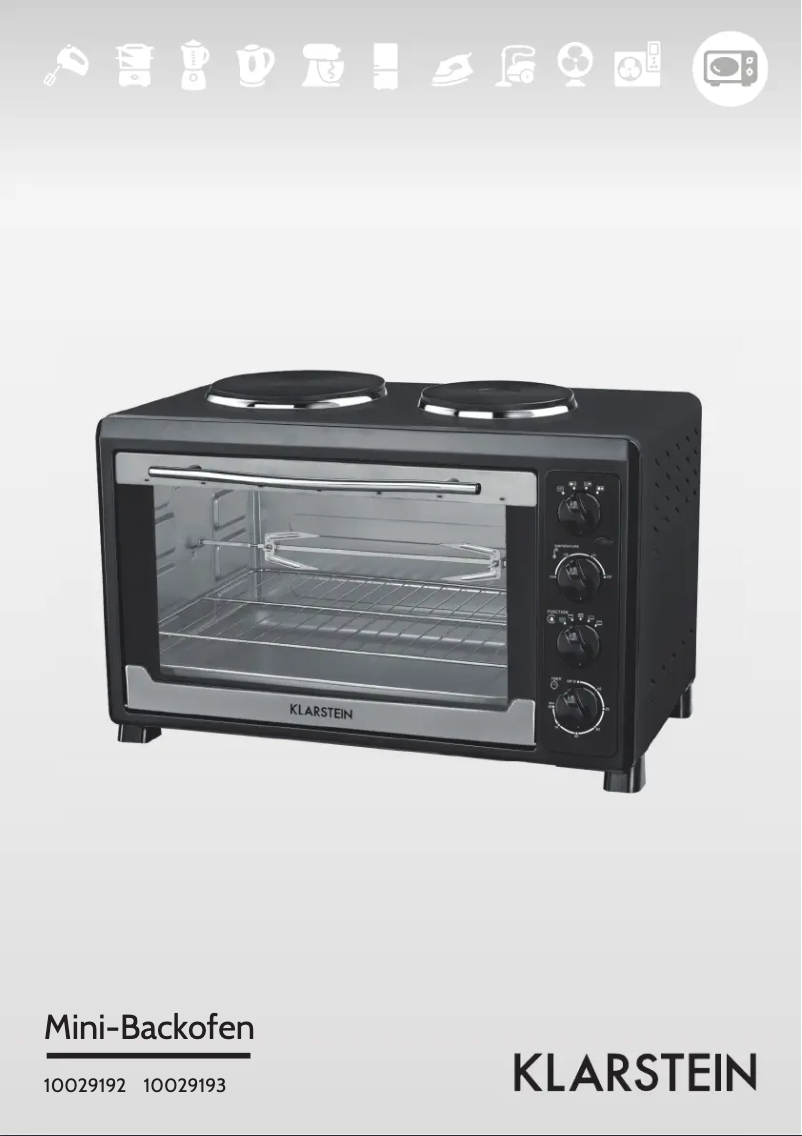 Page 1 de la notice Manuel utilisateur Klarstein Mini 10029193