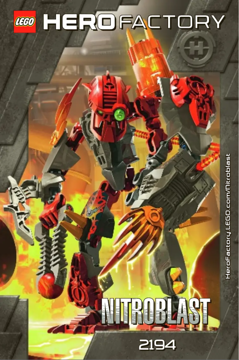 Page 1 de la notice Manuel utilisateur Lego NITROBLAST