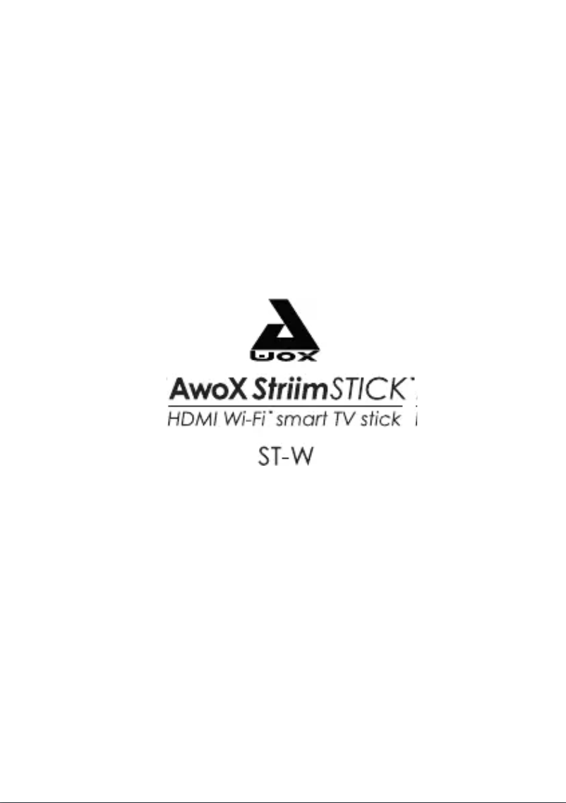 Page n°1 - Manuel utilisateur AwoX Striim ST-W