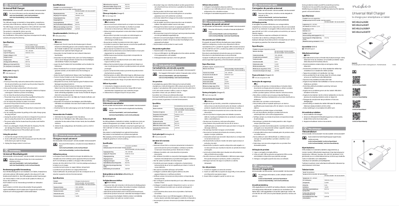 Page n°1 - Manuel utilisateur Nedis WCHAU242ABKP