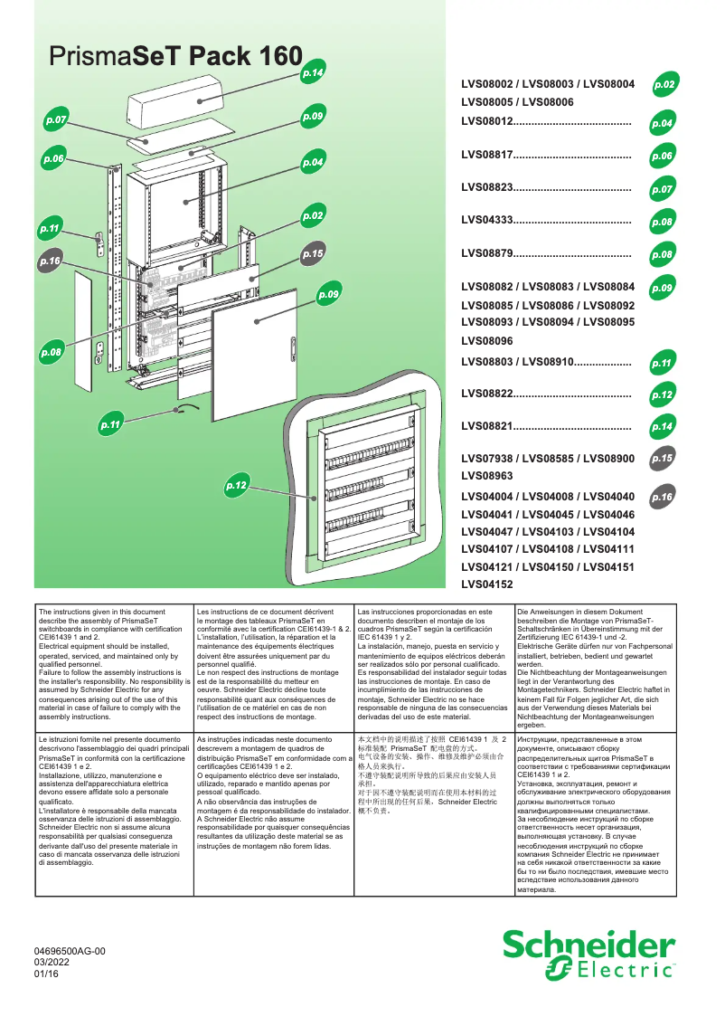 Page 1 de la notice Manuel utilisateur Schneider VW3A7742