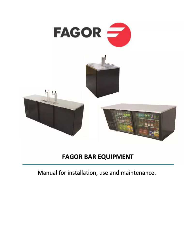 Page 1 de la notice Manuel d'utilisation et d'entretien Fagor FDD-95