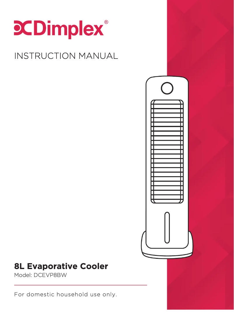 Página 1 del manual Manual de usuario Dimplex DCEVP8BW