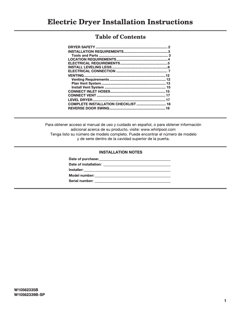 Page n°1 - Manuel utilisateur Maytag MEDB880BW
