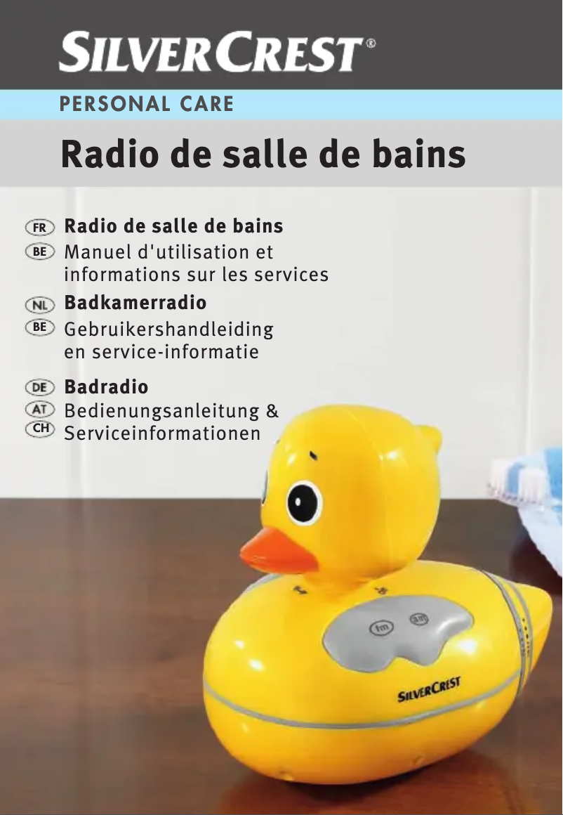 Page 1 de la notice Manuel utilisateur SilverCrest BR-2200