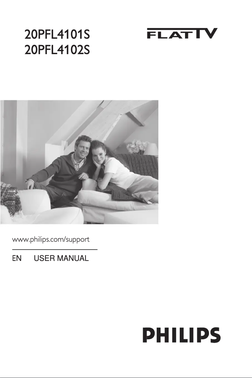 Page 1 of the manual User Manual Philips 20PFL4101S