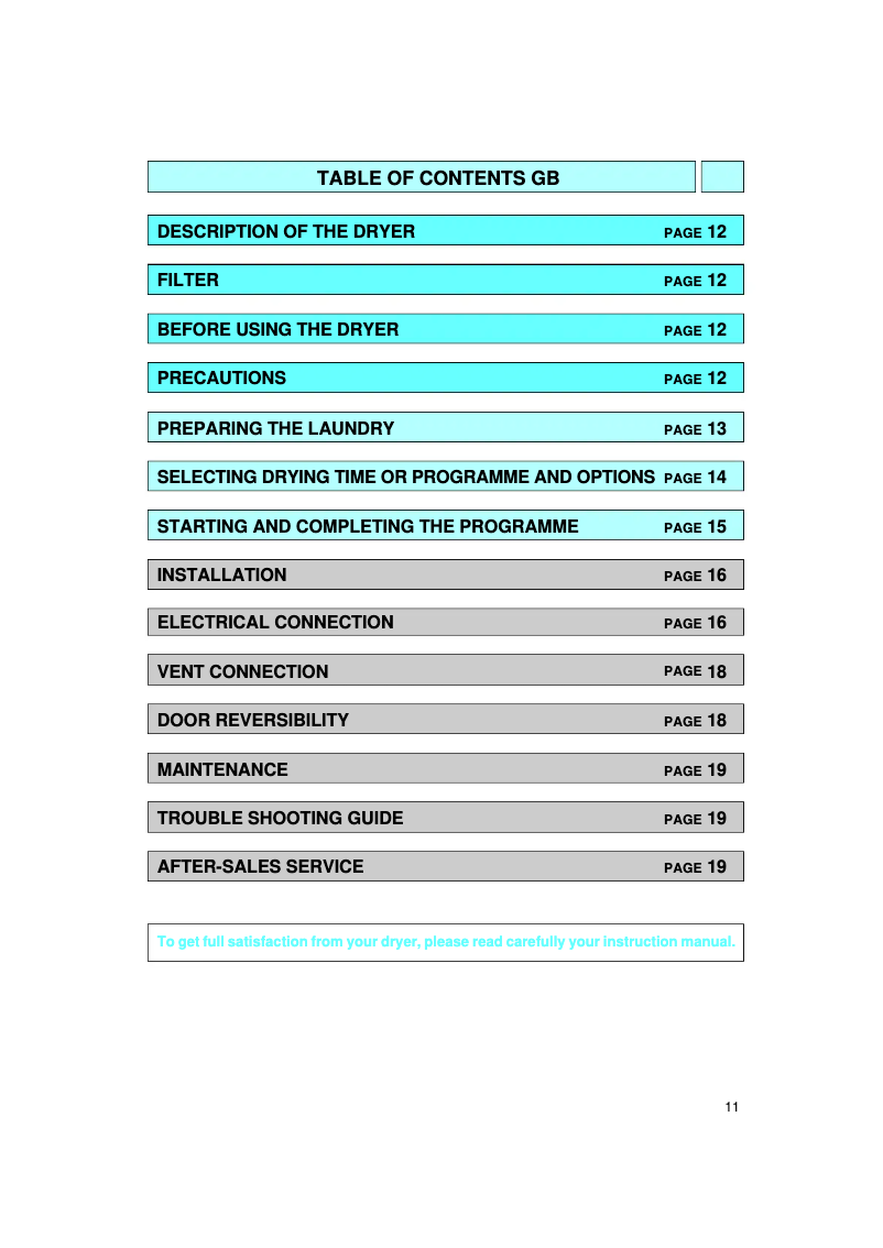 Página 1 del manual Manual de usuario Whirlpool AWZ 139/3
