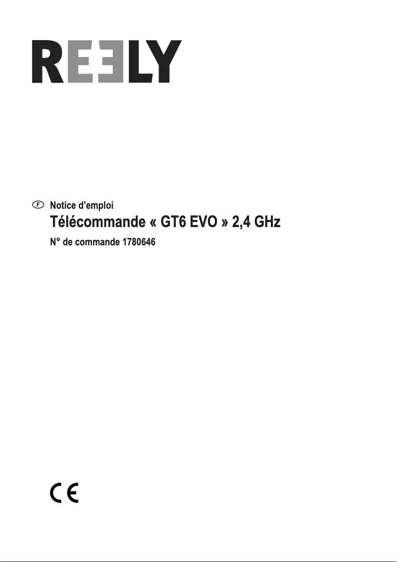 Image de la première page du manuel de l'appareil GT6 EVO