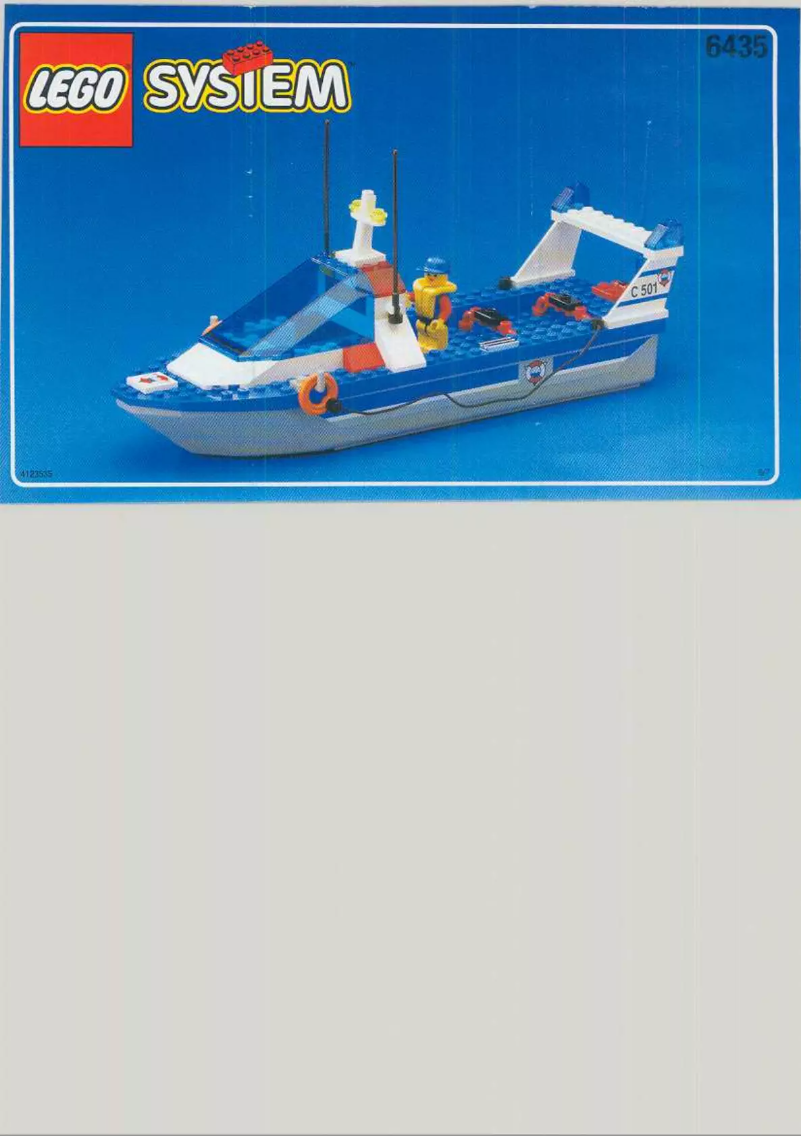 Page 1 de la notice Manuel utilisateur Lego City 6435