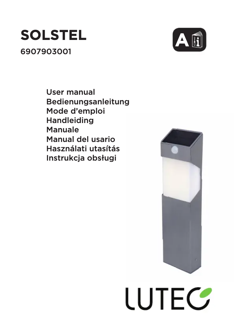 Página 1 del manual Manual de usuario Lutec Solstel