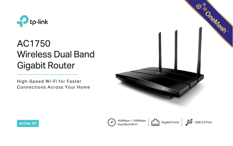 Image de la première page du manuel de l'appareil Archer A7