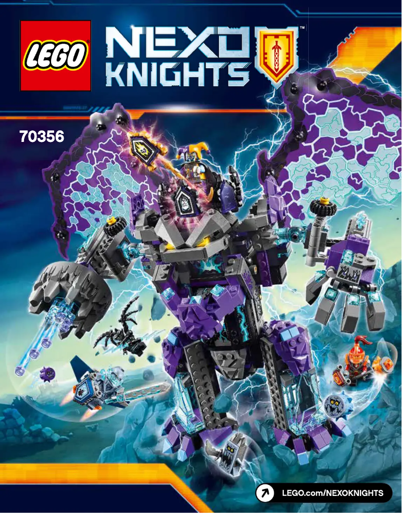 Page n°1 - Manuel utilisateur Lego Nexo Knights 70356