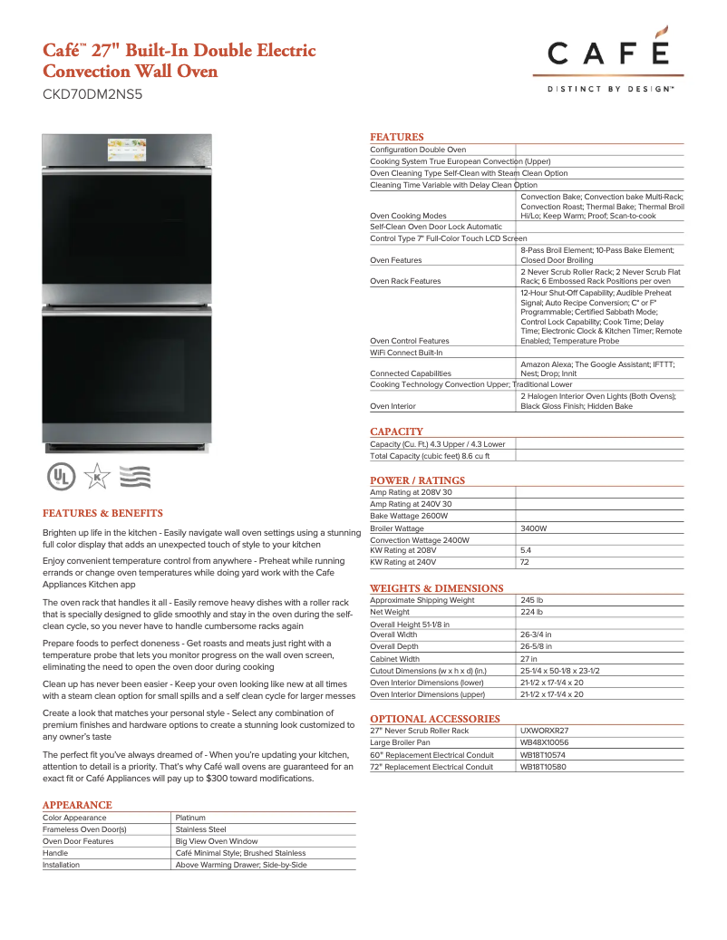 Imagen de la primera página del manual del dispositivo CKD70DM2NS5