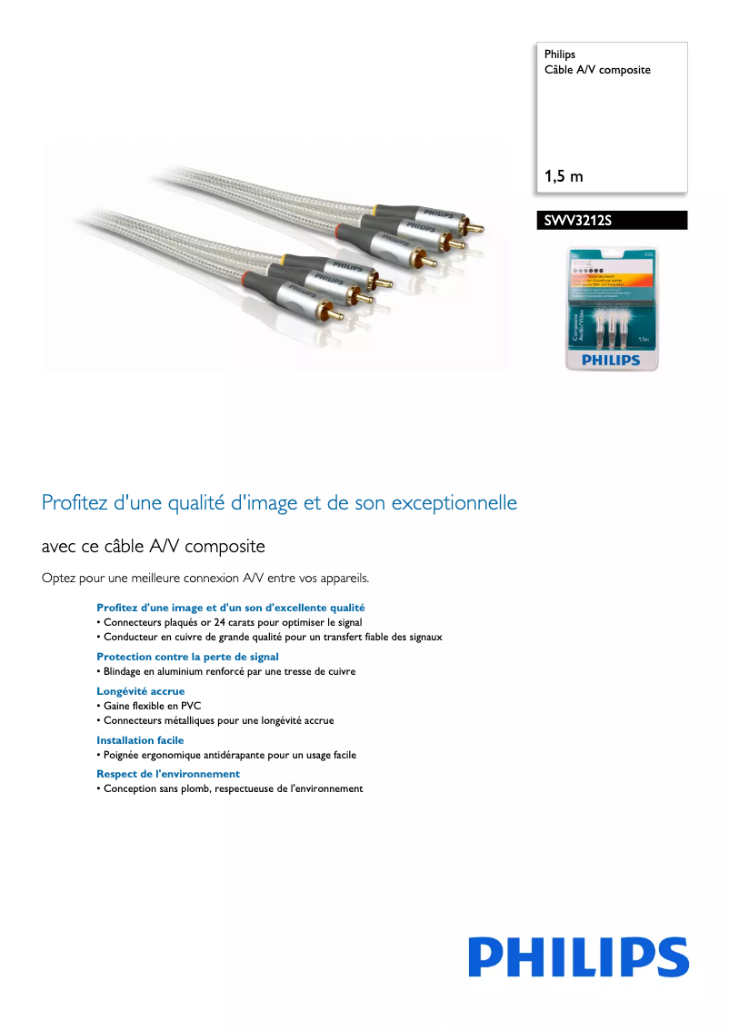 First page image of the manual for SWV3212S